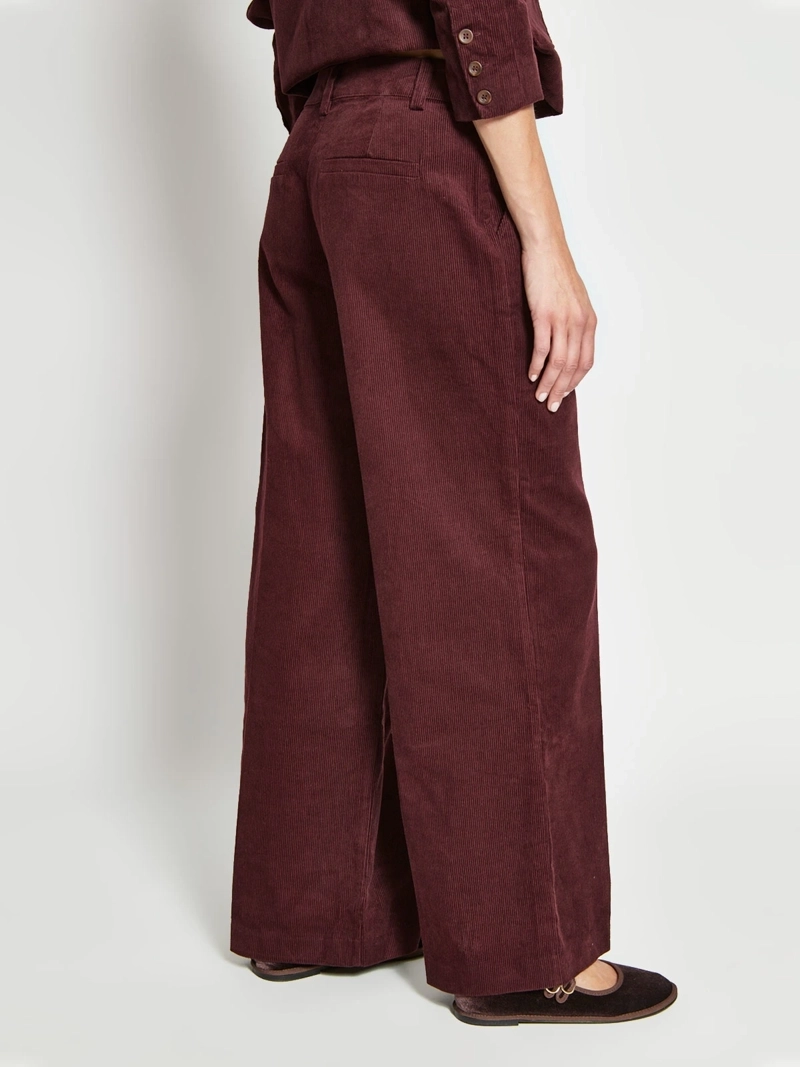 PANTALÓN MUJER MARQUIS ALGODÓN COTELÉ PALAZZO - 5