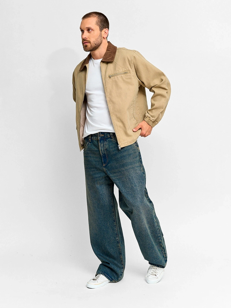 CHAQUETA HOMBRE INDEX ALGODÓN CUELLO COTELÉ - 4