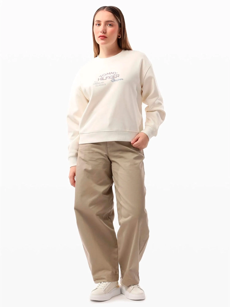 POLERÓN MUJER TOMMY HILFIGER ALGODÓN  - 1