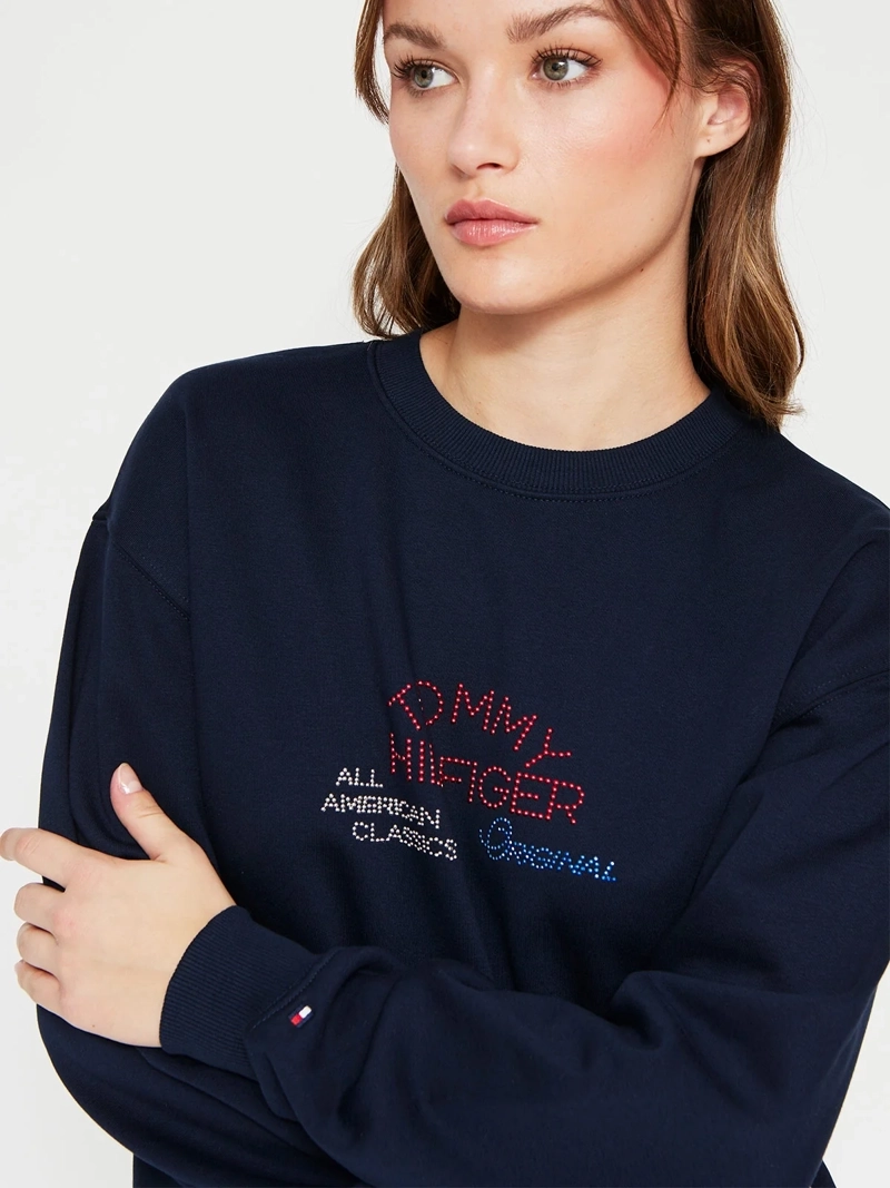 POLERÓN MUJER TOMMY HILFIGER ALGODÓN  - 3