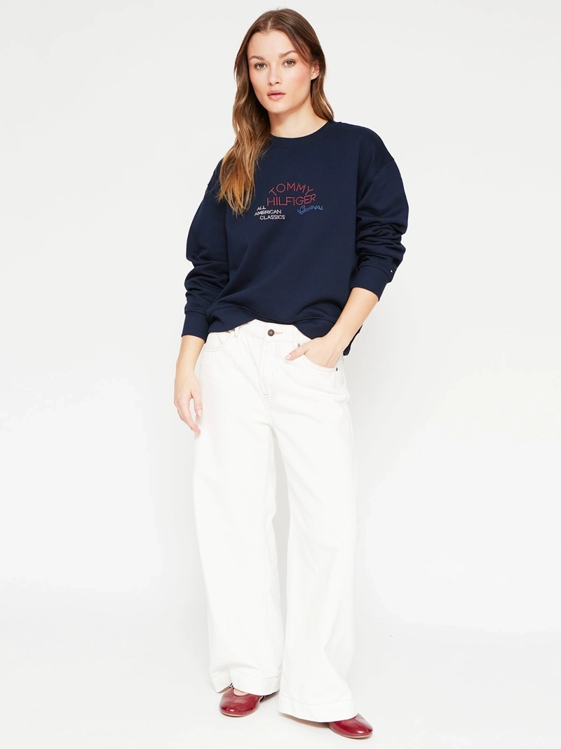 POLERÓN MUJER TOMMY HILFIGER ALGODÓN  - 4