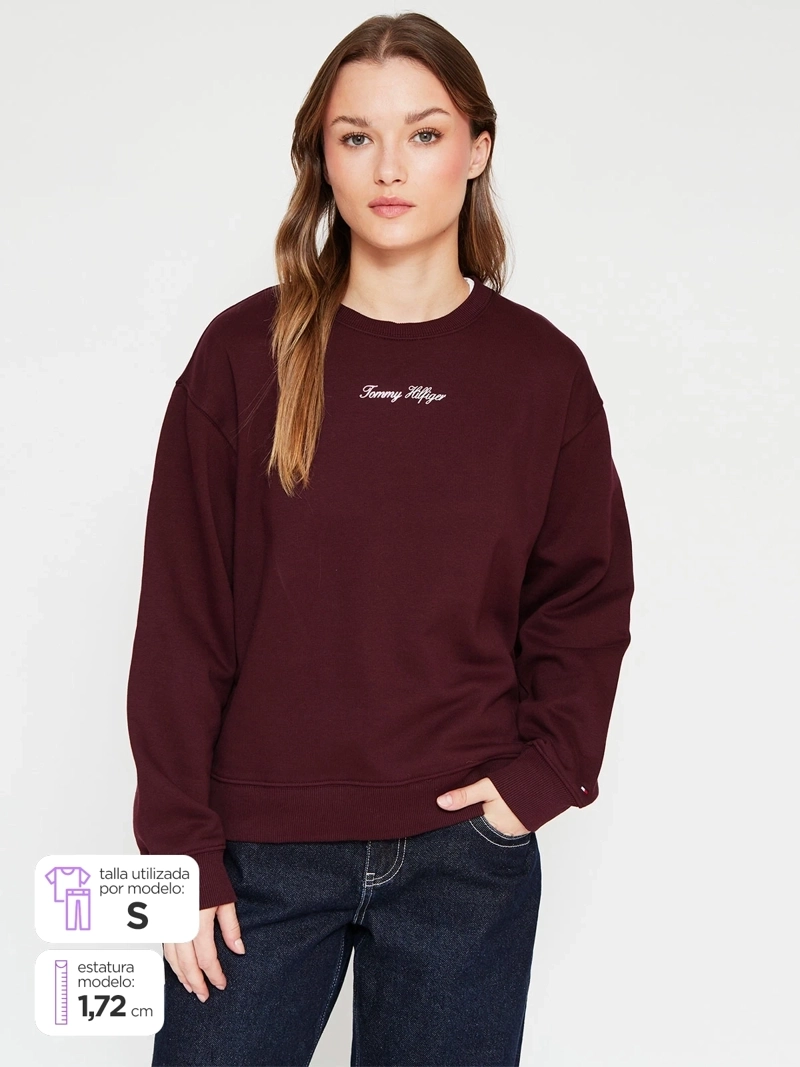 POLERÓN MUJER TOMMY HILFIGER ALGODÓN  - 1
