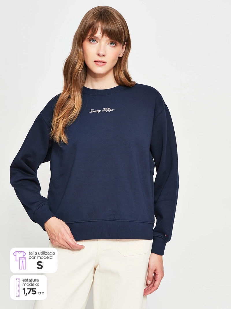 TOMMY HILFIGER POLERÓN MUJER TOMMY HILFIGER ALGODÓN