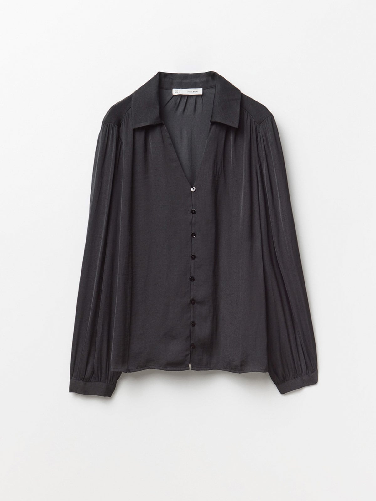 BLUSA MUJER SFERA MANGA LARGA LISA - 4