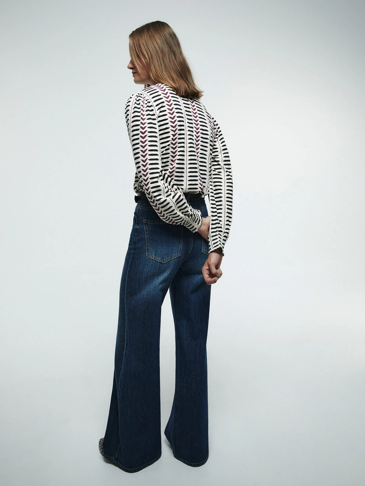 POLERA MUJER SFERA ALGODÓN MANGA LARGA - 3