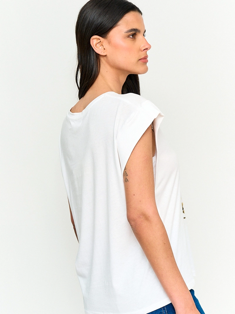 POLERA MUJER SFERA ALGODÓN MANGA CORTA - 2