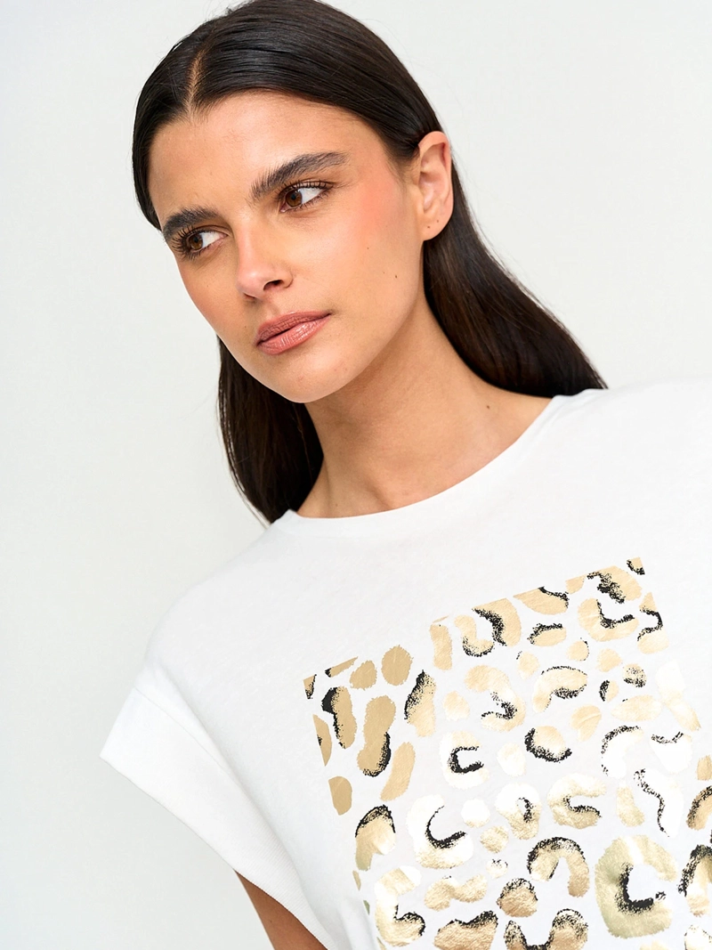 POLERA MUJER SFERA ALGODÓN MANGA CORTA - 3
