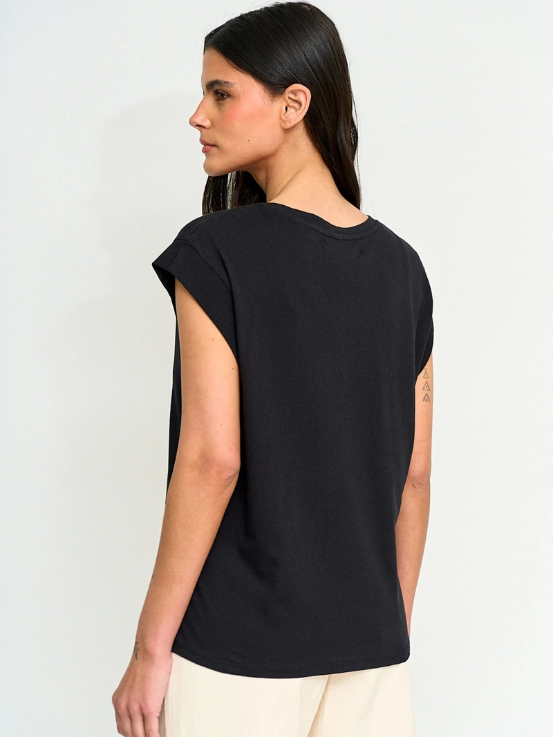 POLERA MUJER SFERA ALGODÓN MANGA CORTA - 2