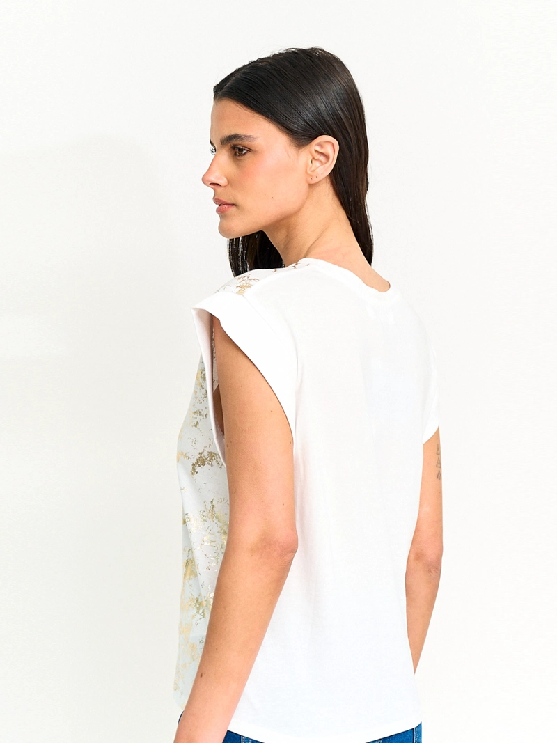 POLERA MUJER SFERA ALGODÓN MANGA CORTA - 2