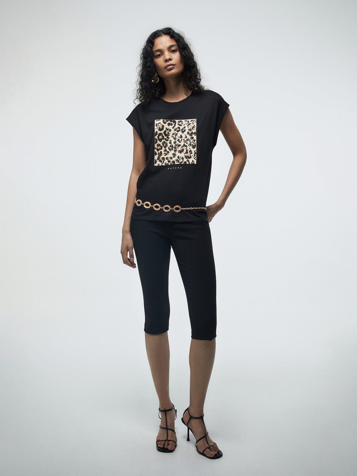 POLERA MUJER SFERA ALGODÓN MANGA CORTA - 1