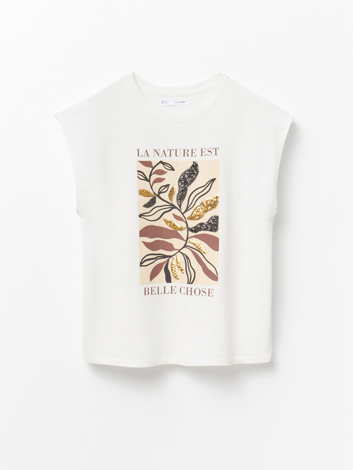 POLERA MUJER SFERA ALGODÓN MANGA CORTA - 4
