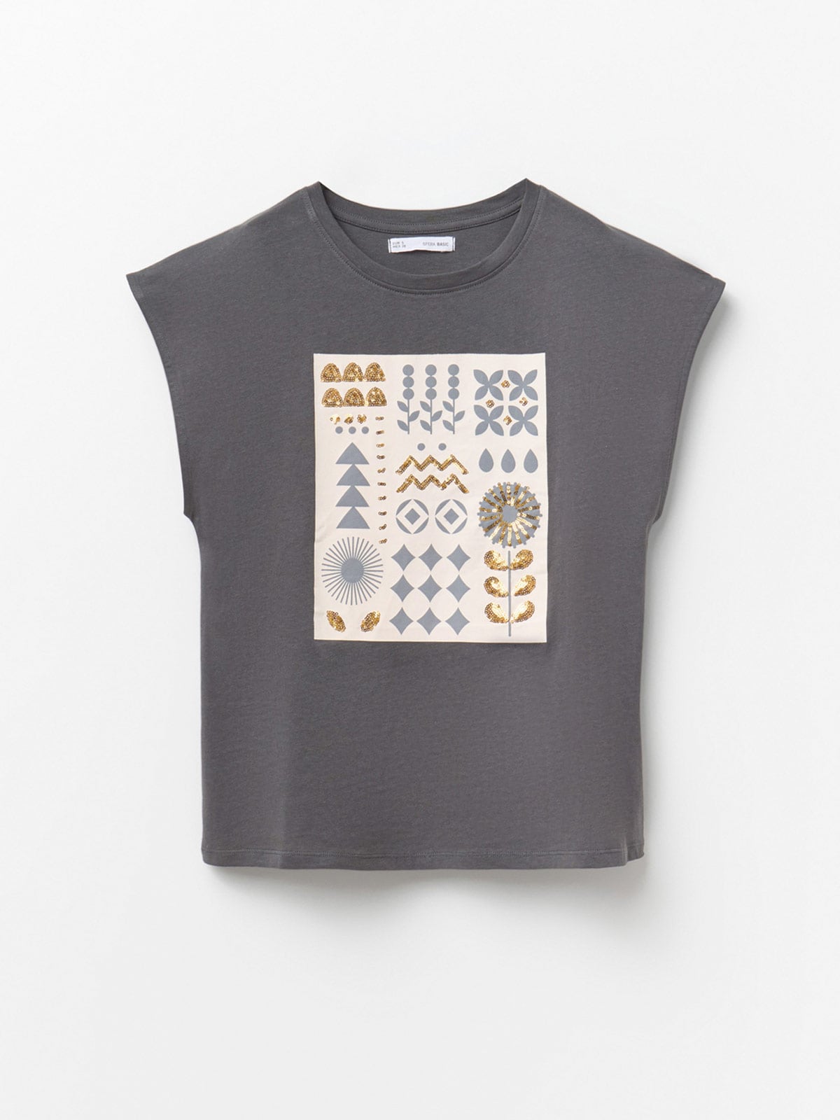 POLERA MUJER SFERA ALGODÓN MANGA CORTA - 4