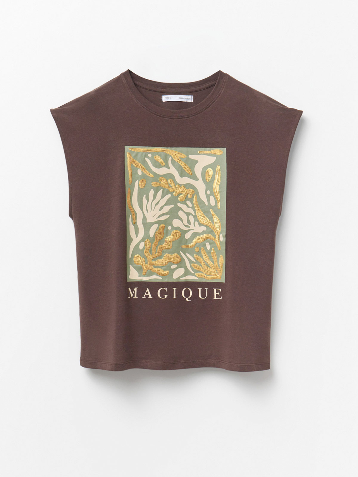 POLERA MUJER SFERA ALGODÓN MANGA CORTA - 4