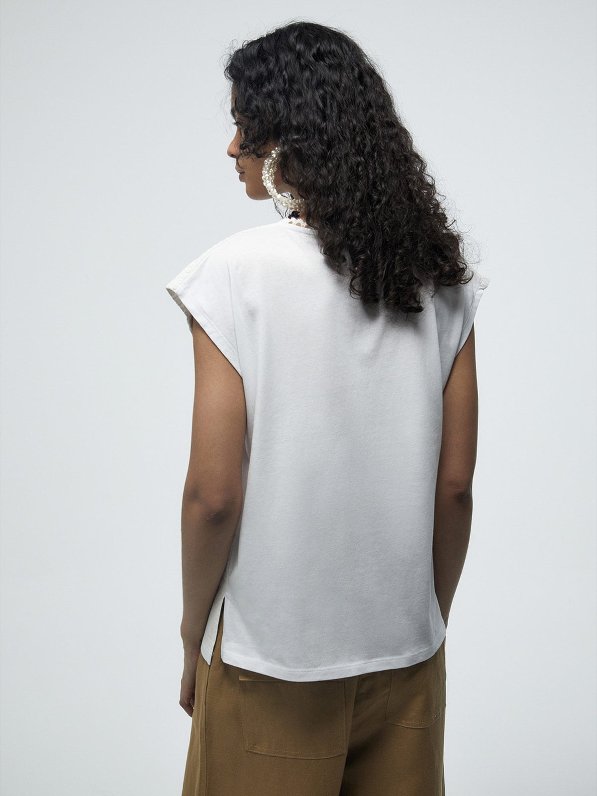 POLERA MUJER SFERA ALGODÓN MANGA CORTA - 2