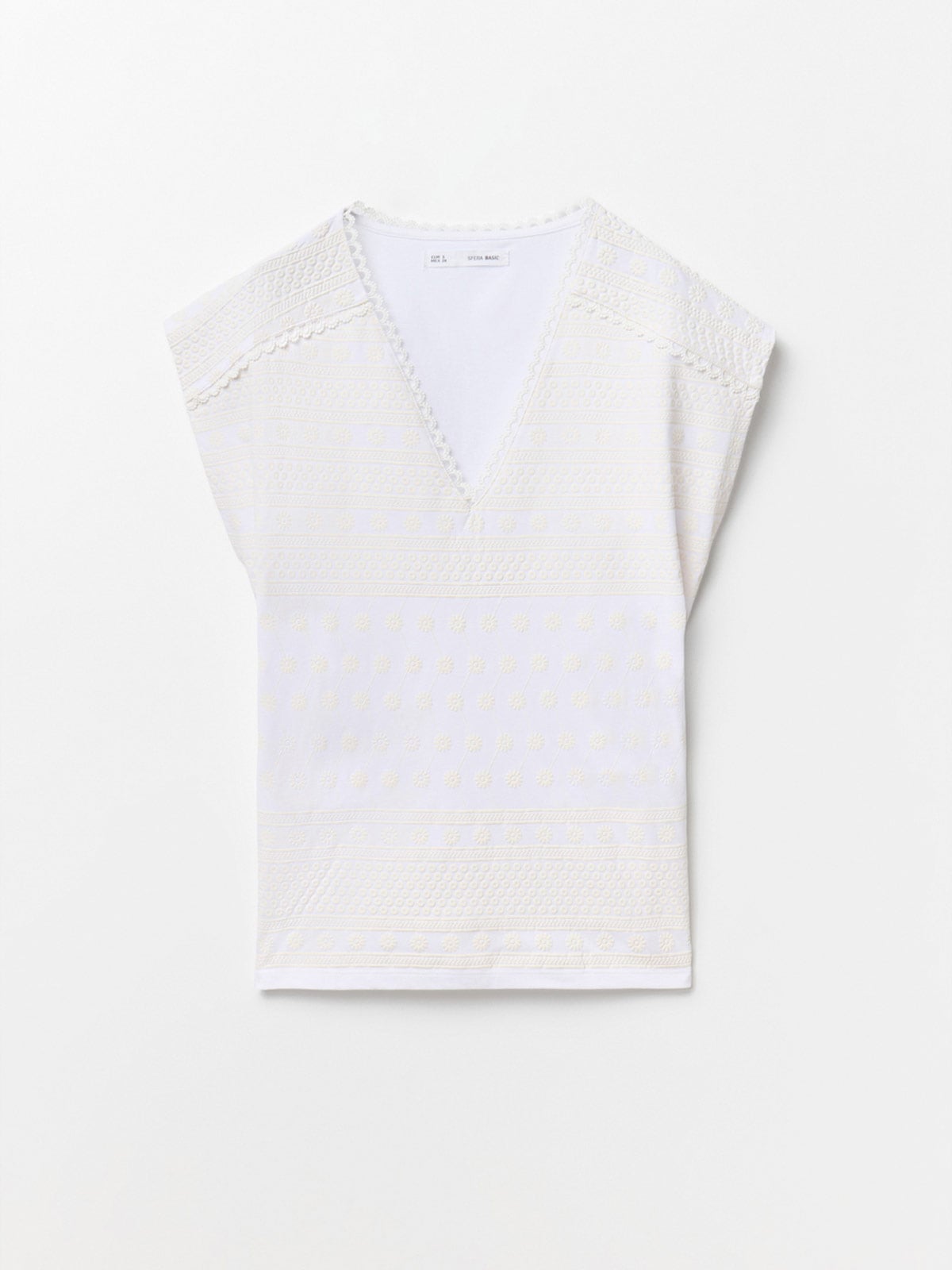 POLERA MUJER SFERA ALGODÓN MANGA CORTA - 4