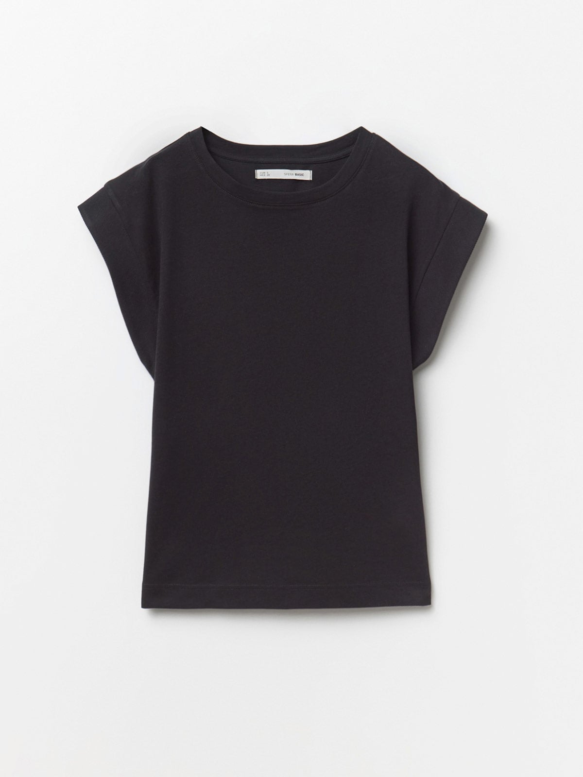 POLERA MUJER SFERA ALGODÓN MANGA CORTA BÁSICA - 3