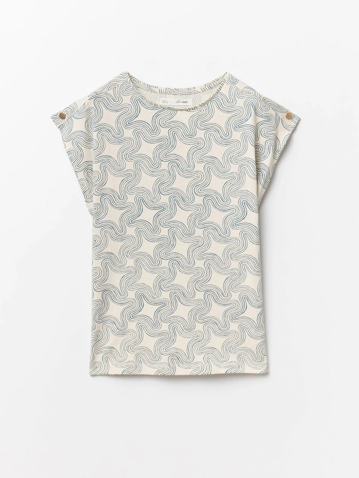 POLERA MUJER SFERA ALGODÓN MANGA CORTA - 4