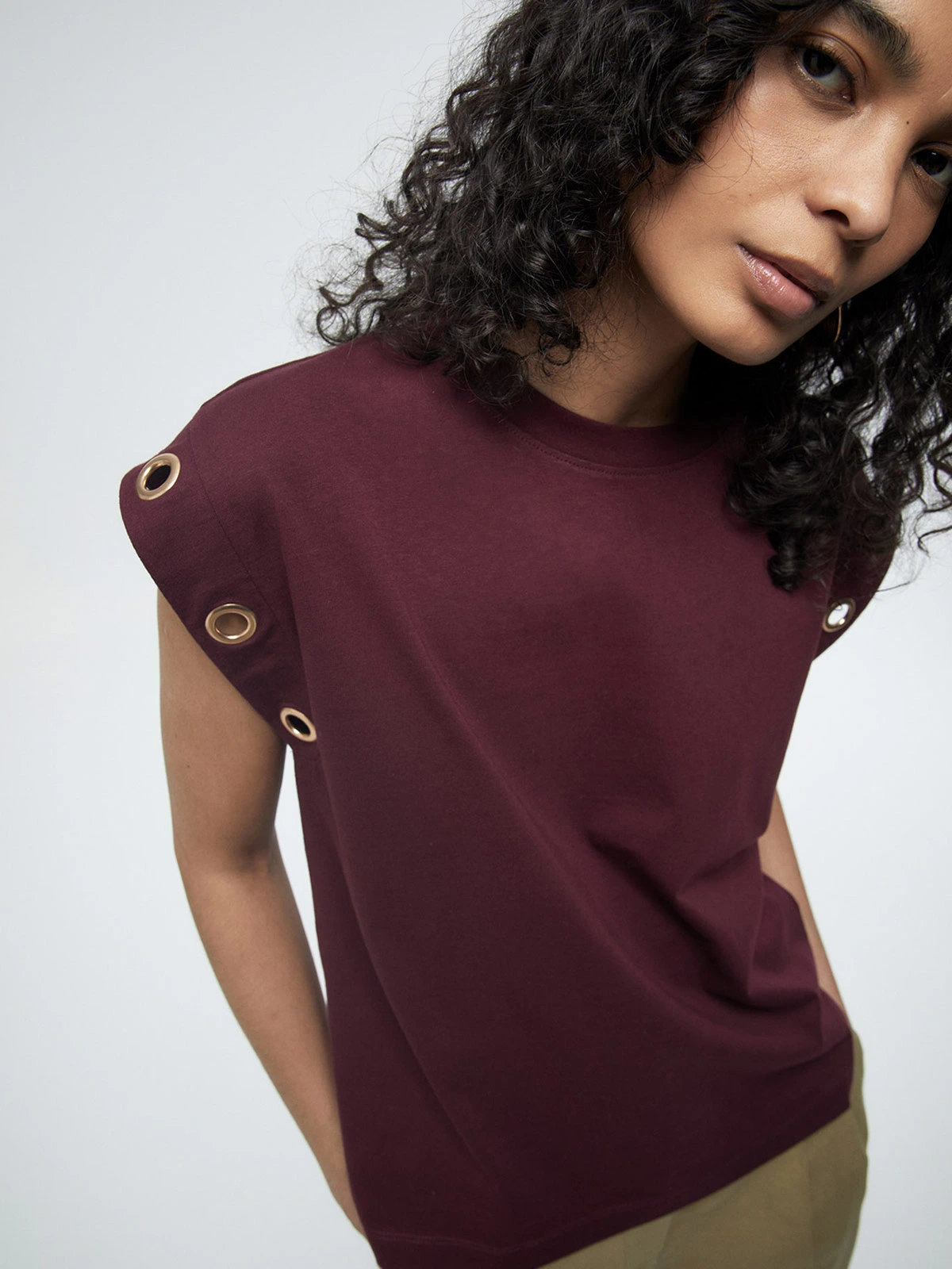 POLERA MUJER SFERA ALGODÓN MANGA CORTA - 3