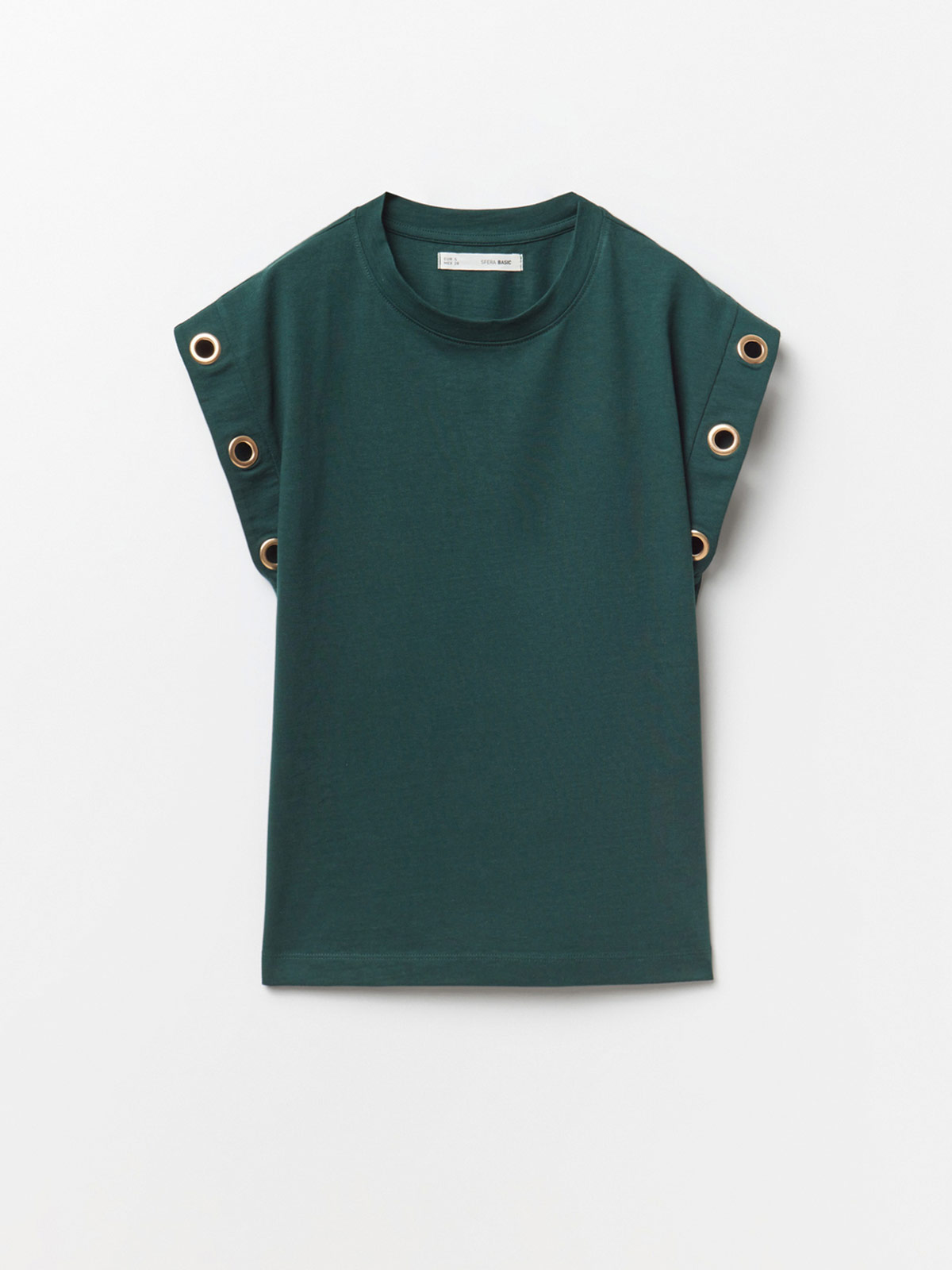 POLERA MUJER SFERA ALGODÓN MANGA CORTA - 3