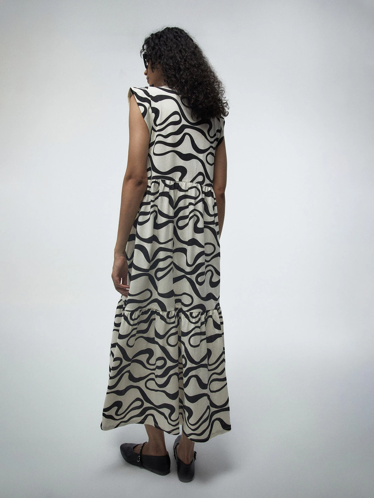 VESTIDO MUJER SFERA ALGODÓN LARGO - 2