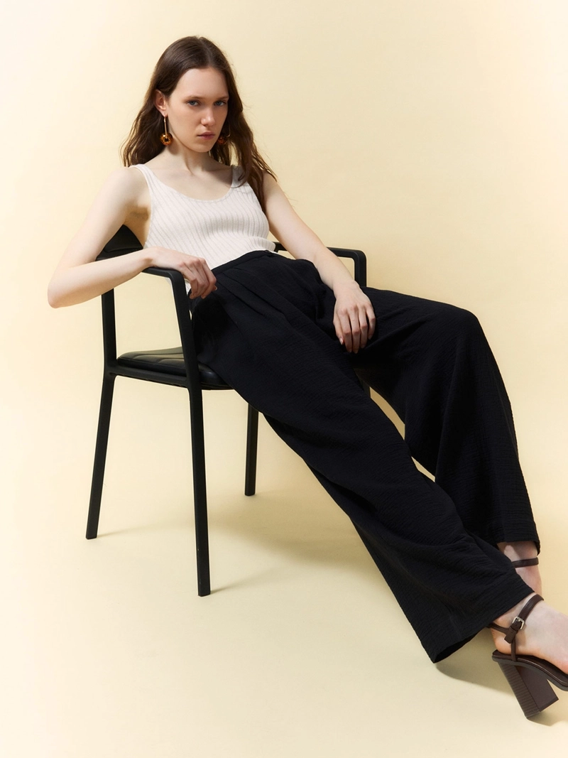 PANTALÓN MUJER SFERA ALGODÓN  - 1