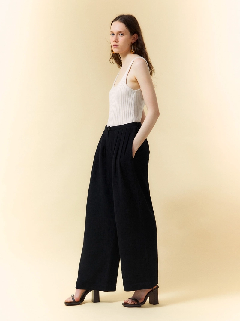 PANTALÓN MUJER SFERA ALGODÓN  - 4