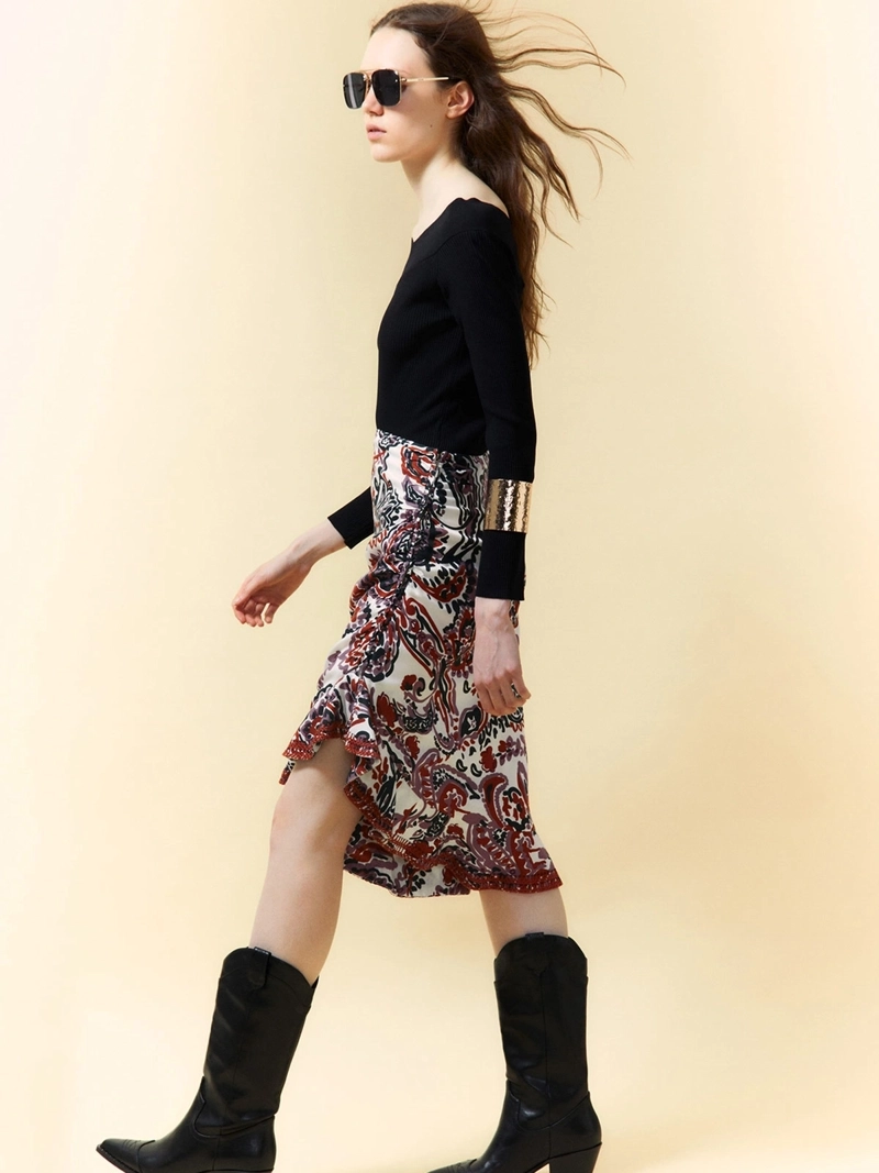 FALDA MUJER SFERA PRINT - 2