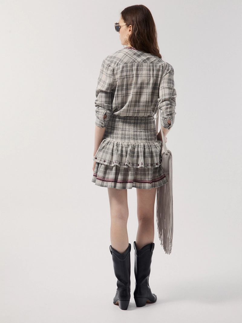 BLUSA MUJER SFERA ALGODÓN MANGA LARGA - 4