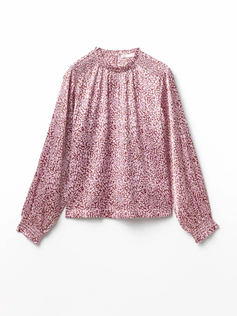 BLUSA MUJER SFERA MANGA LARGA FRUNCIDO - 5