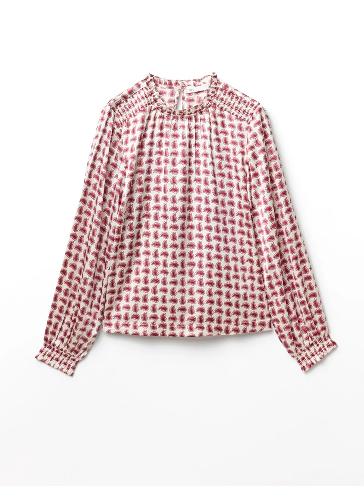 BLUSA MUJER SFERA MANGA LARGA FRUNCIDO - 4