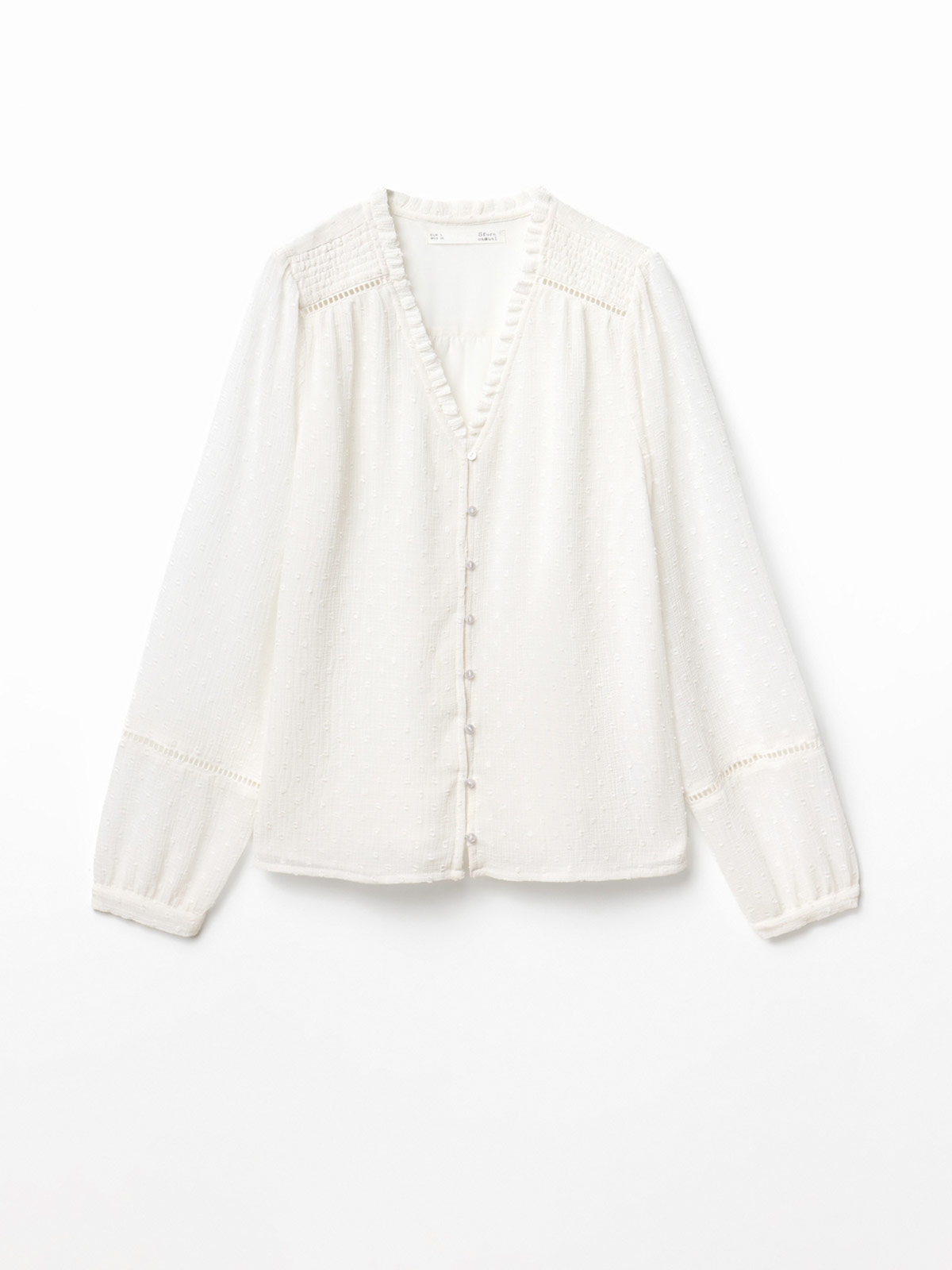 BLUSA MUJER SFERA MANGA LARGA - 4