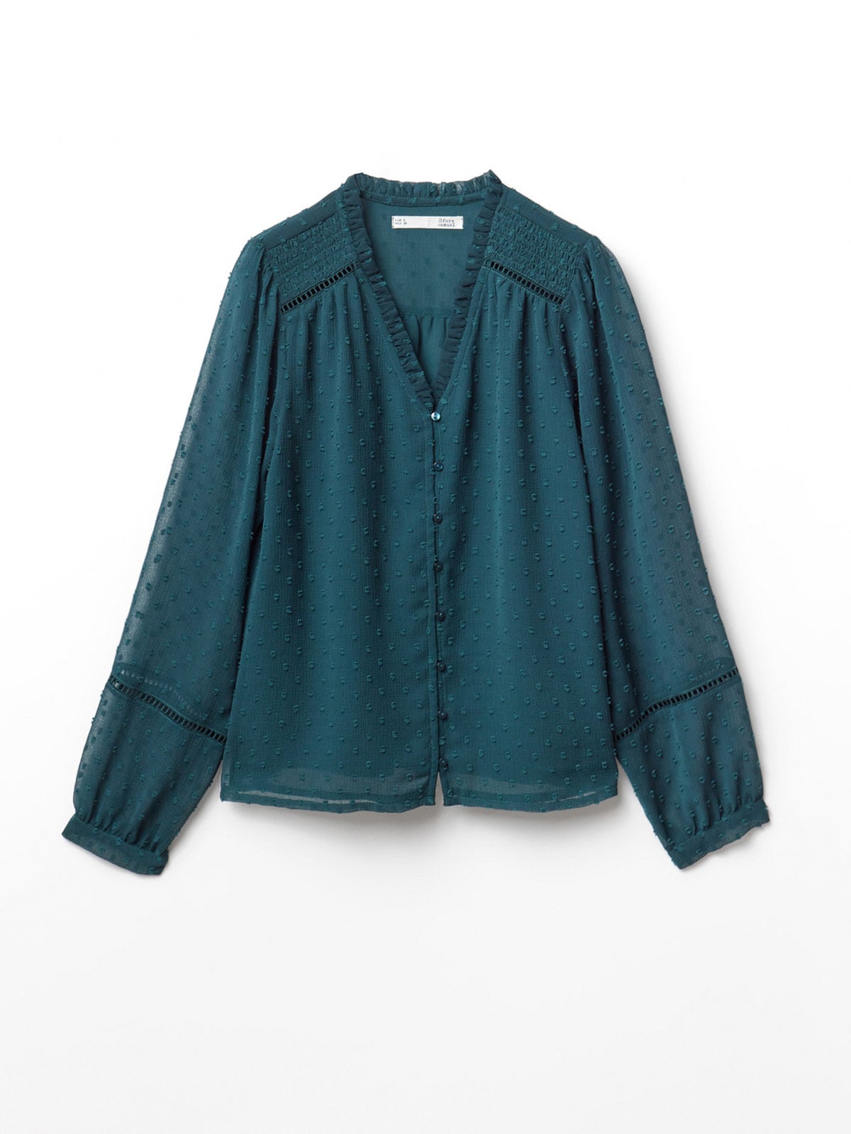 BLUSA MUJER SFERA MANGA LARGA - 4
