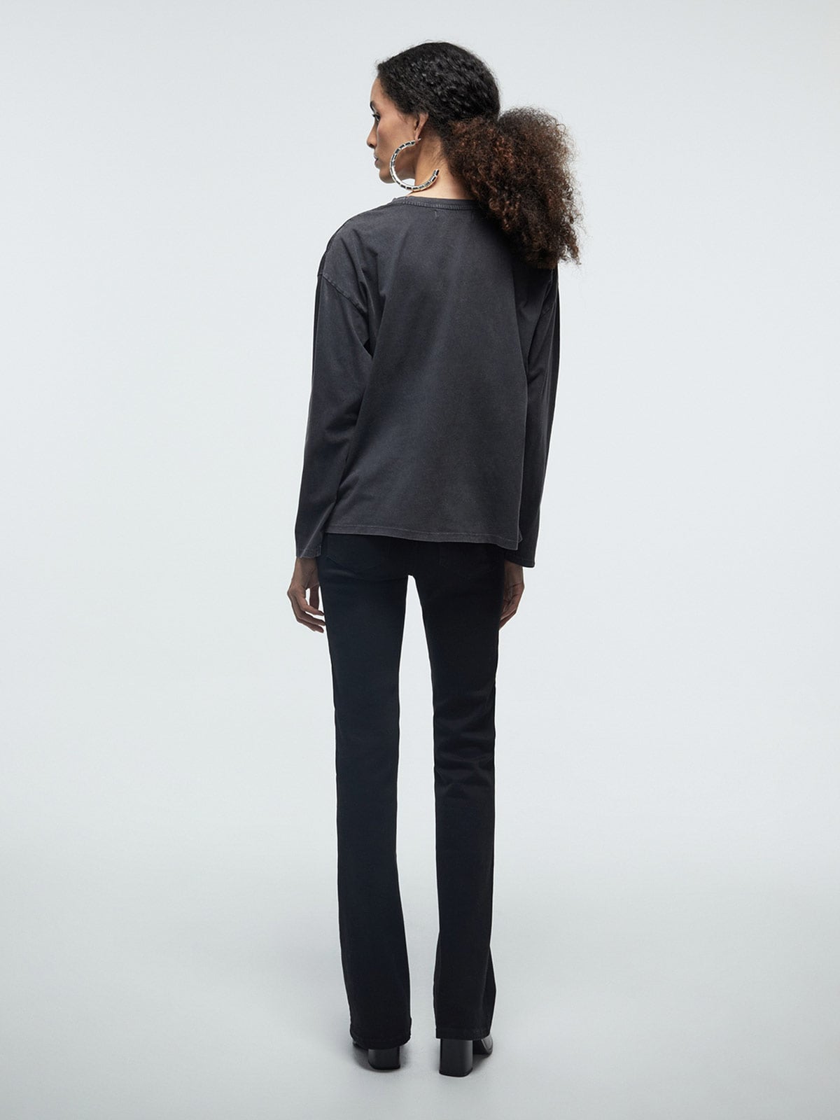POLERA MUJER SFERA ALGODÓN MANGA LARGA - 3