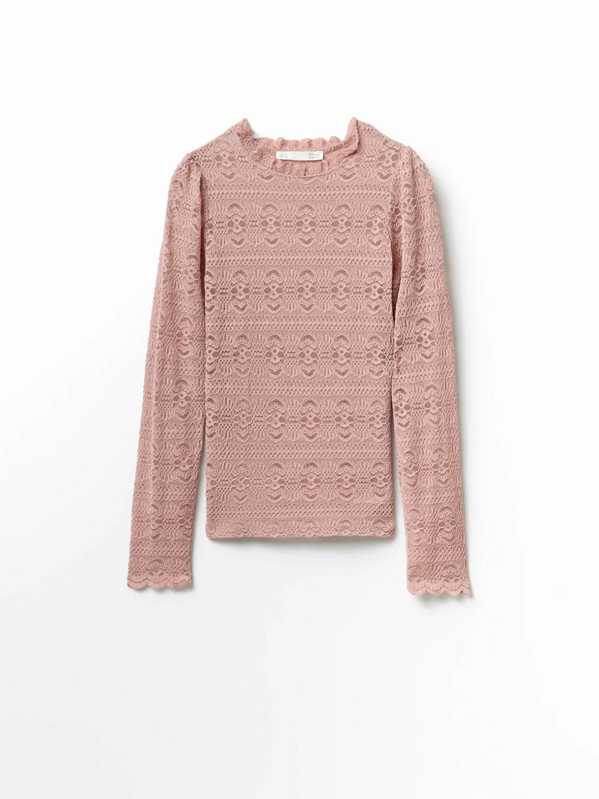 POLERA MUJER SFERA MANGA LARGA CROCHET - 5
