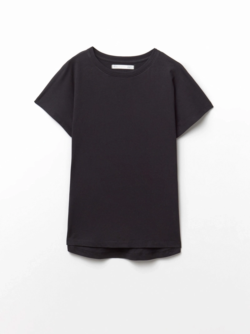 POLERA MUJER SFERA ALGODÓN MANGA CORTA LISA - 4