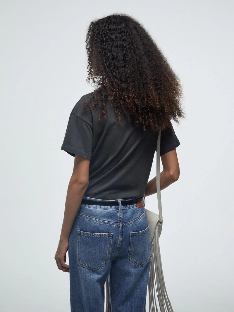 POLERA MUJER SFERA ALGODÓN MANGA CORTA - 2