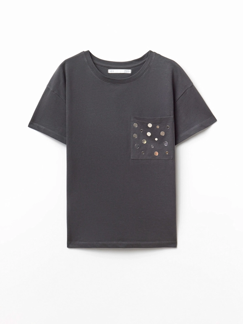 POLERA MUJER SFERA ALGODÓN MANGA CORTA - 3