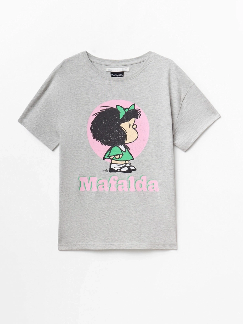 POLERA MUJER SFERA ALGODÓN MANGA CORTA - 4