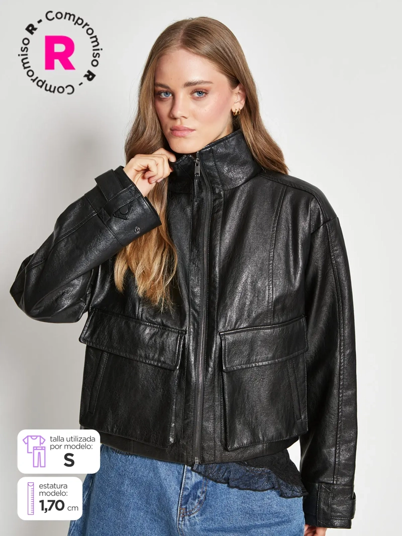 CHAQUETA MUJER INDEX EFECTO PIEL - 1
