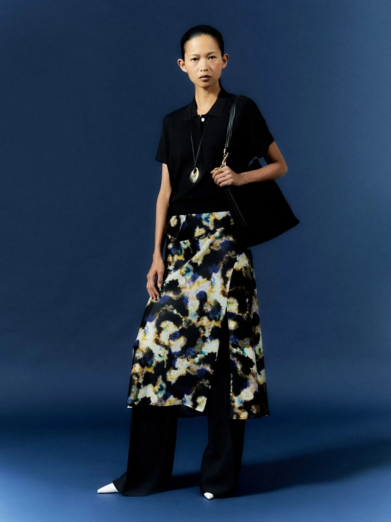 FALDA MUJER SFERA LARGA PRINT - 1