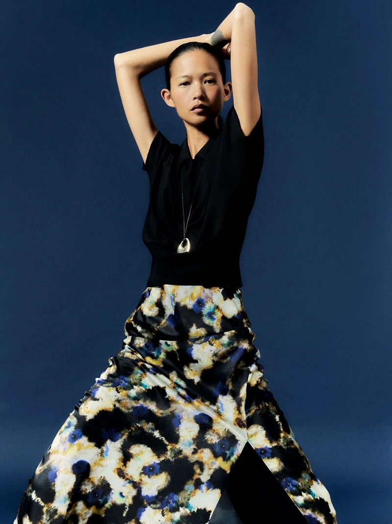 FALDA MUJER SFERA LARGA PRINT - 2