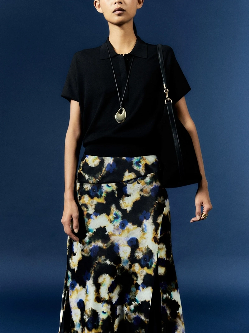 FALDA MUJER SFERA LARGA PRINT - 3