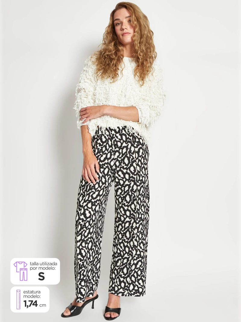 PANTALÓN MUJER SFERA BÁSICO TEXTURA - 1