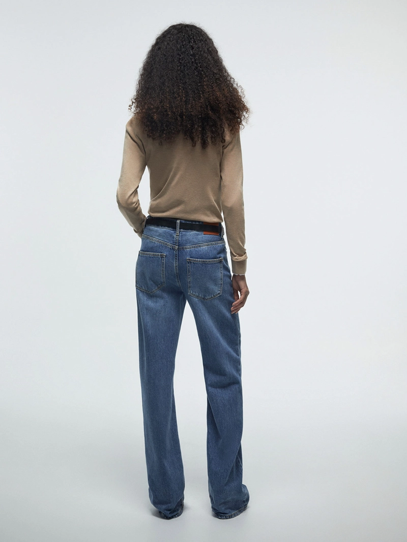 SWEATER MUJER SFERA CUELLO EN V MANGA LARGA - 3