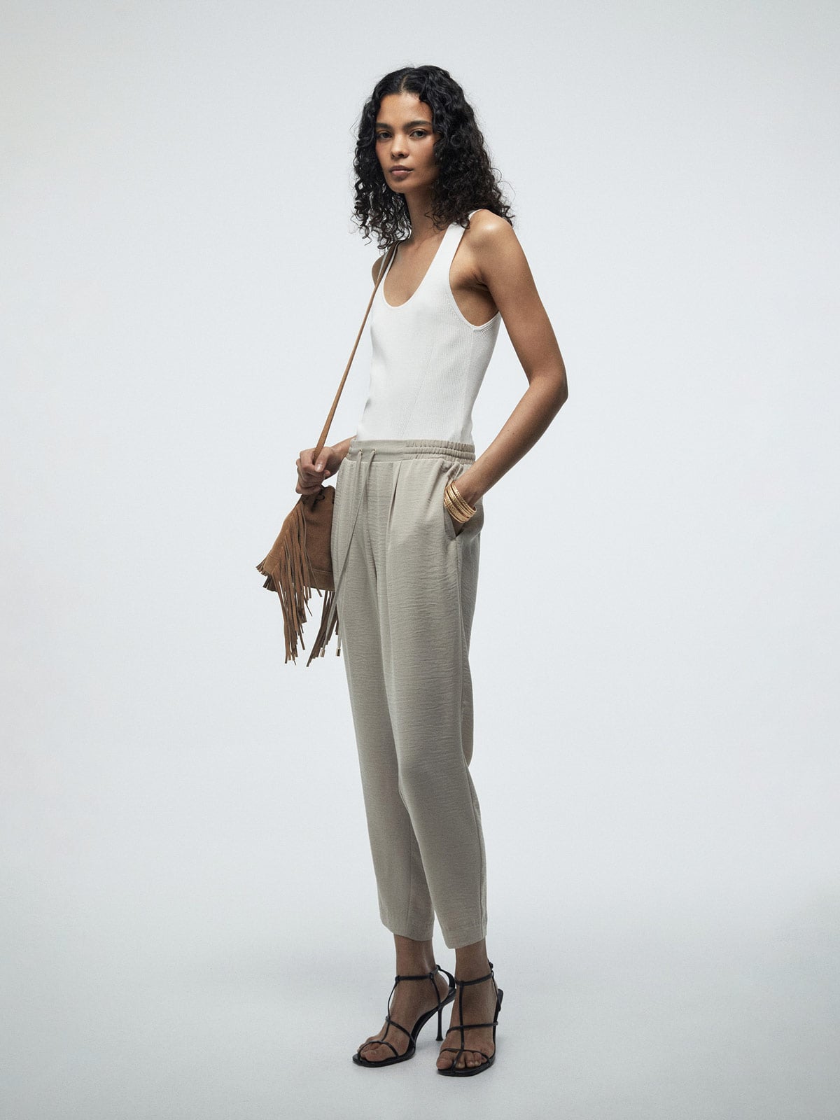 PANTALÓN DE BUZO MUJER SFERA  - 1