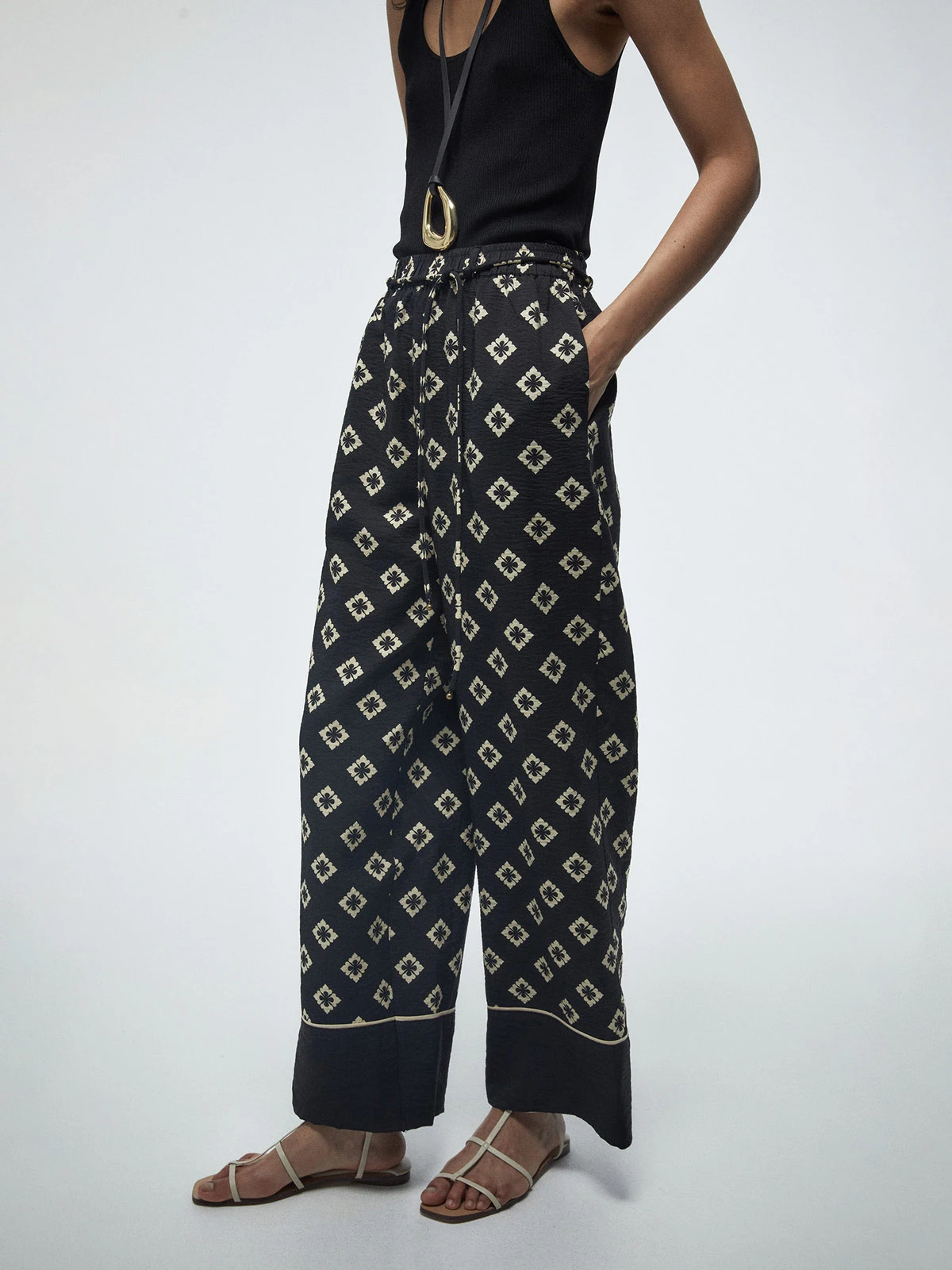 PANTALÓN MUJER SFERA WIDE LEG - 2