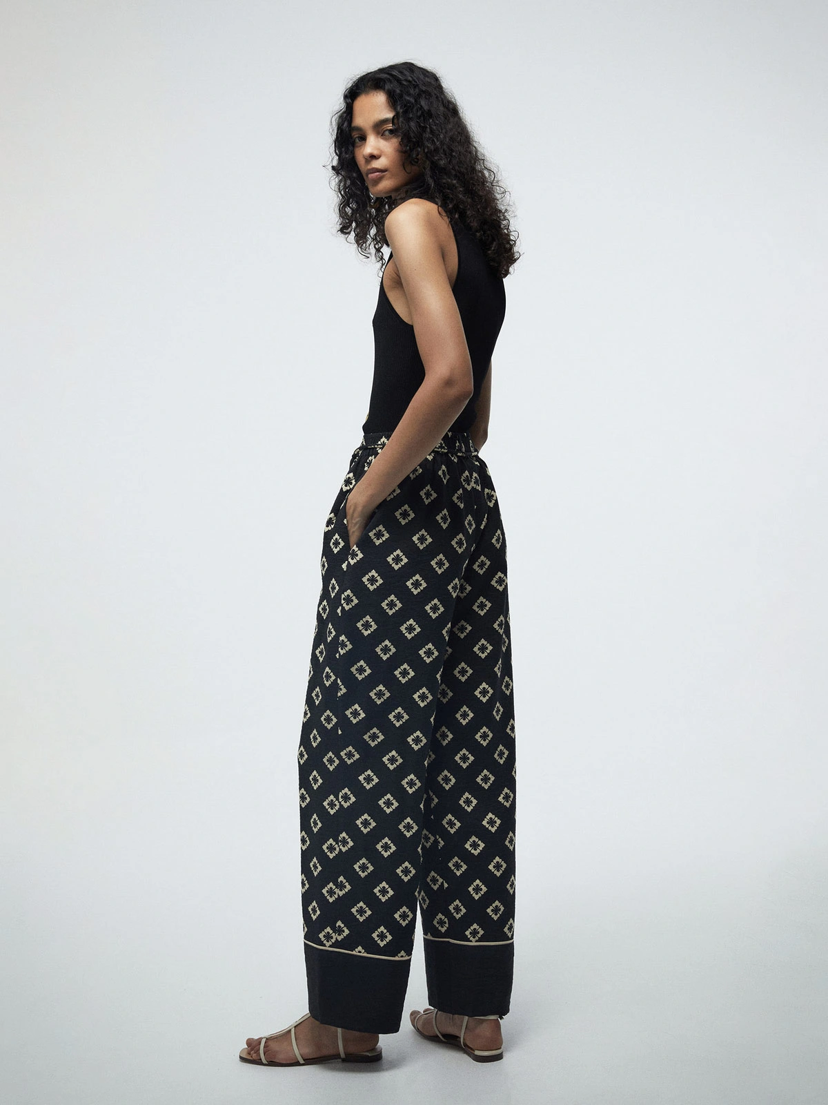 PANTALÓN MUJER SFERA WIDE LEG - 3