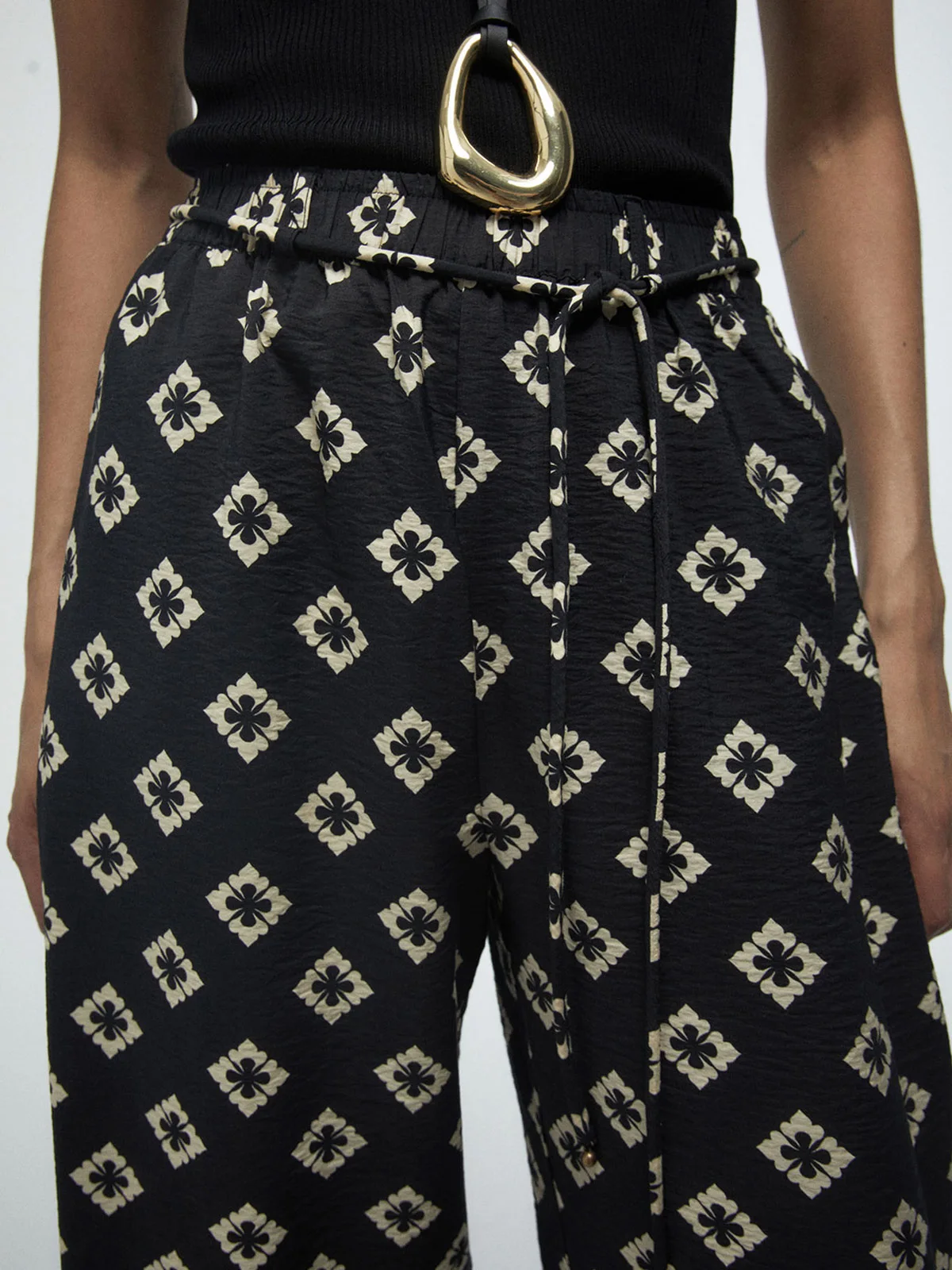 PANTALÓN MUJER SFERA WIDE LEG - 4
