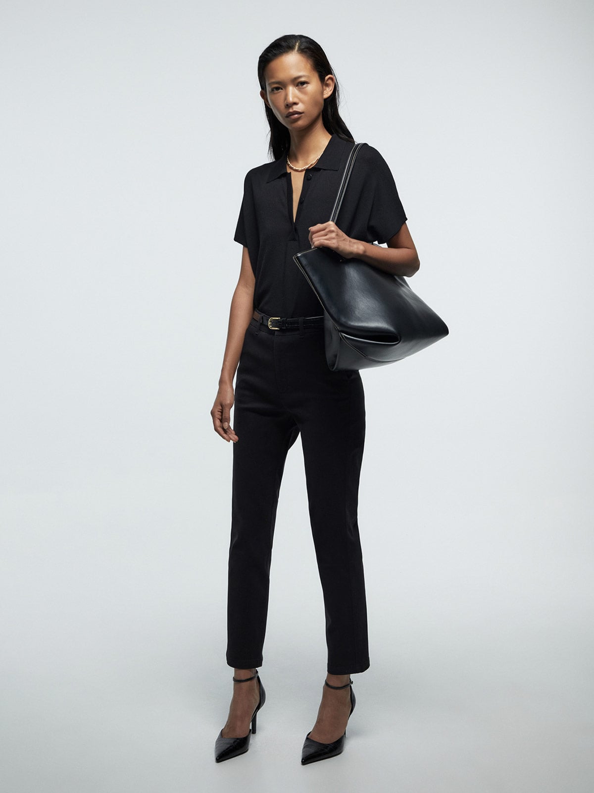 SFERA PANTALÓN MUJER SFERA ALGODÓN CINTURÓN