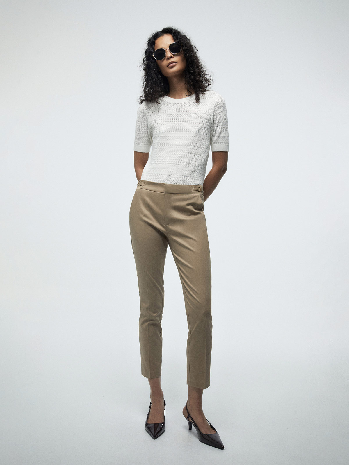 SFERA PANTALÓN MUJER SFERA ALGODÓN BÁSICO SATINADO